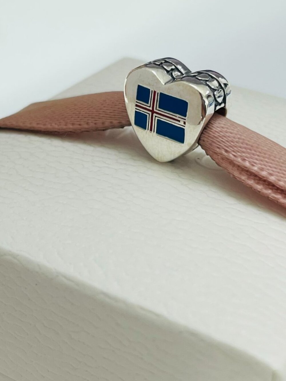 Pandora Iceland Flag I Love Iceland Exclusive Heart Charm